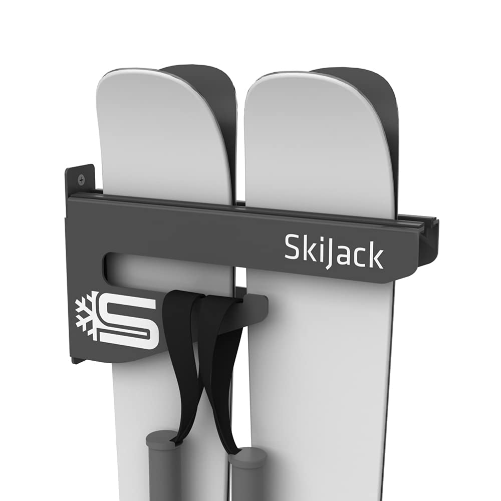 Skijack Ski and Snowboard Wallmount Storage Hanger