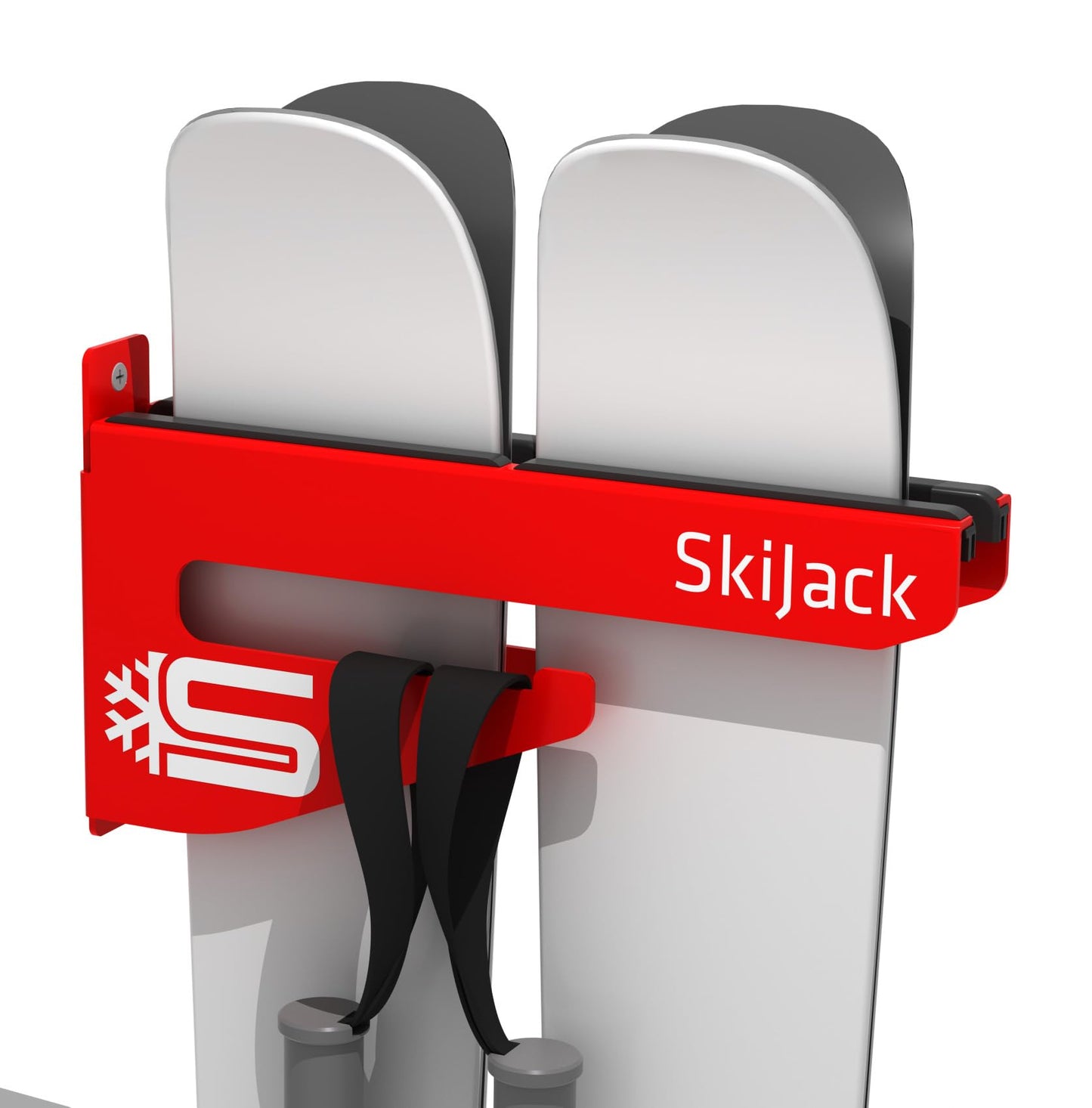 Skijack Ski and Snowboard Wallmount Storage Hanger