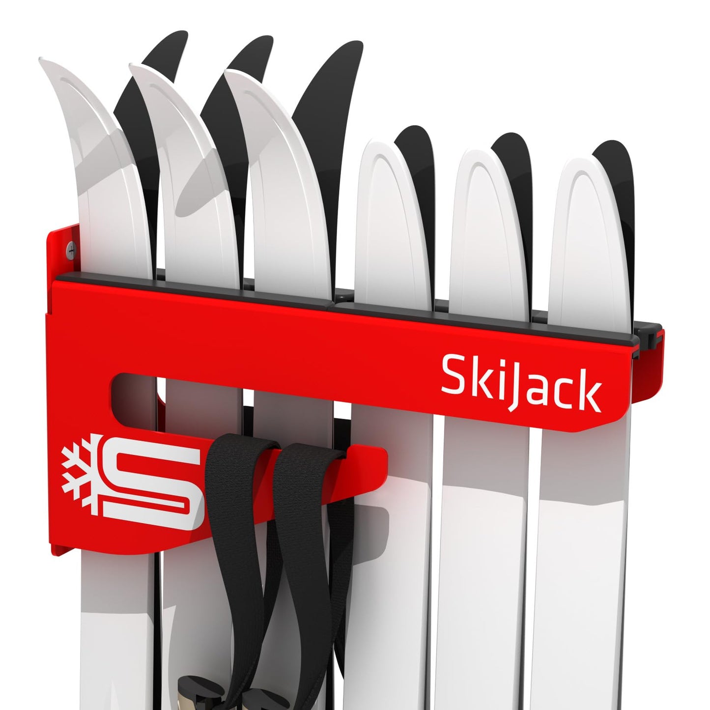 Skijack Ski and Snowboard Wallmount Storage Hanger