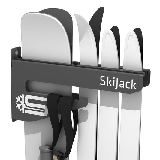 Skijack Ski and Snowboard Wallmount Storage Hanger
