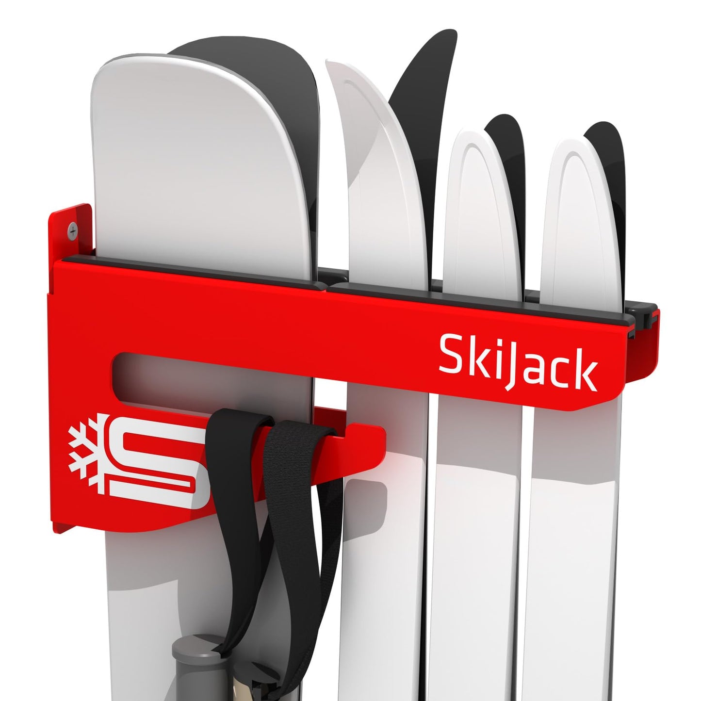Skijack Ski and Snowboard Wallmount Storage Hanger